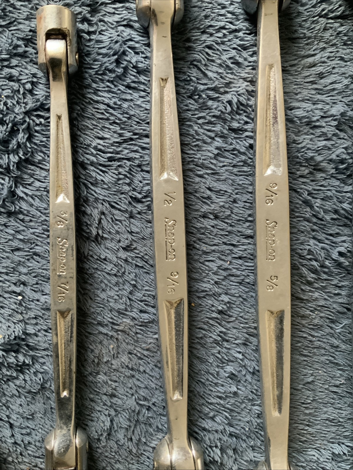 Snap On 5pc Swivel End Wrenches….different Styles….see Pics…..older Styles…..