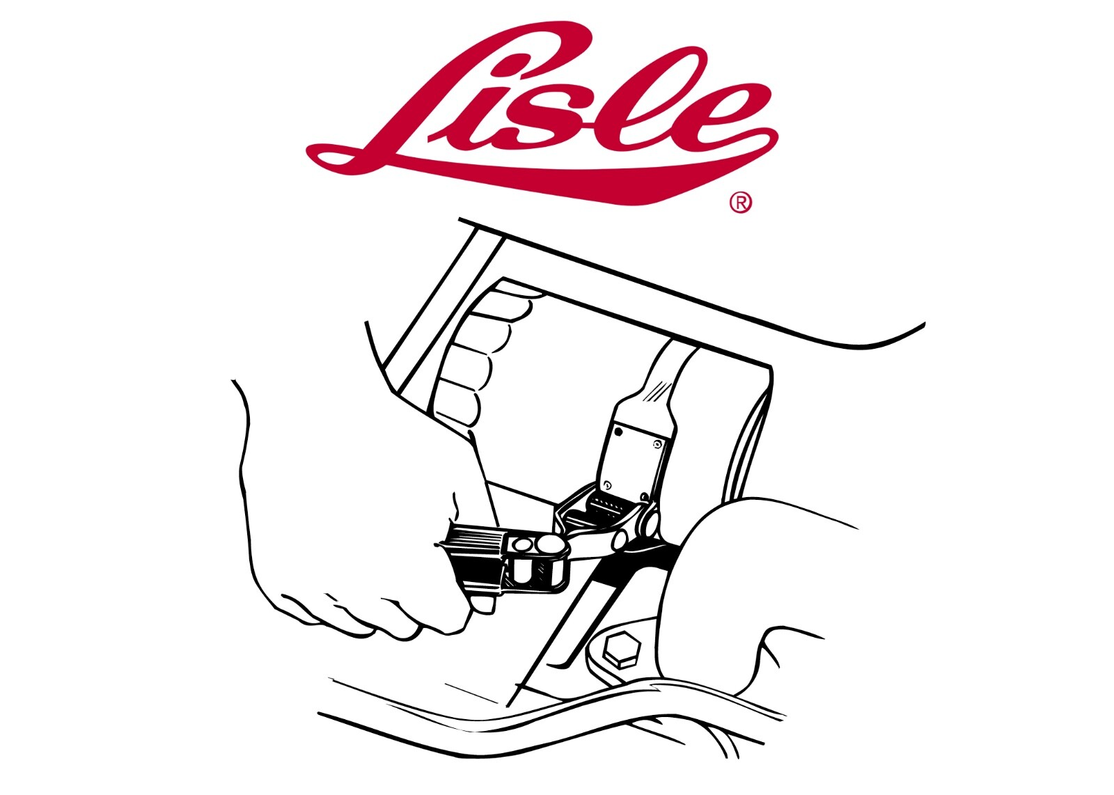 Lisle 54400 Swivel Grip Oil/Fuel Filter Wrench 2-3/8″ to2-5/8″ NEW FREE SHIPPING