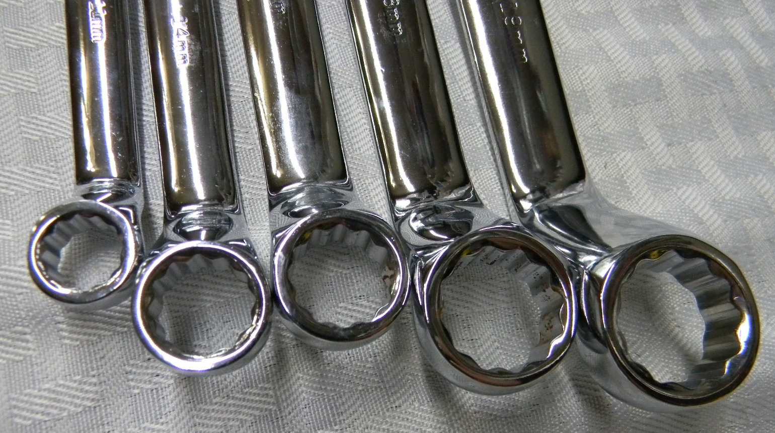 CRAFTSMAN 5PC METRIC 12PT DEEP OFFSET DOUBLE BOX END WRENCH SET 10-19MM #44350
