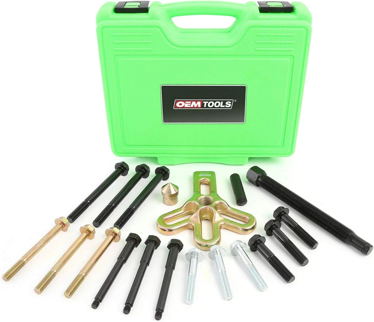 37187 Harmonic Balancer Puller Kit – Heat-Treated Steel Puller Yoke for Gear, St