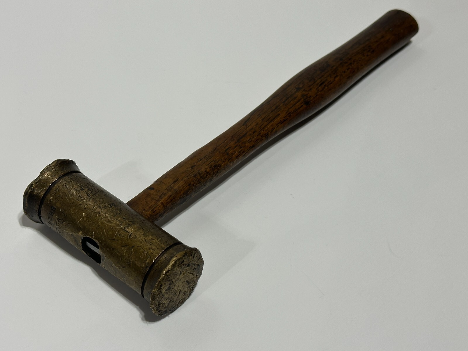Snap-On Tools USA BH24 Brass Hammer – Double Sided – Wood Hickory Handle