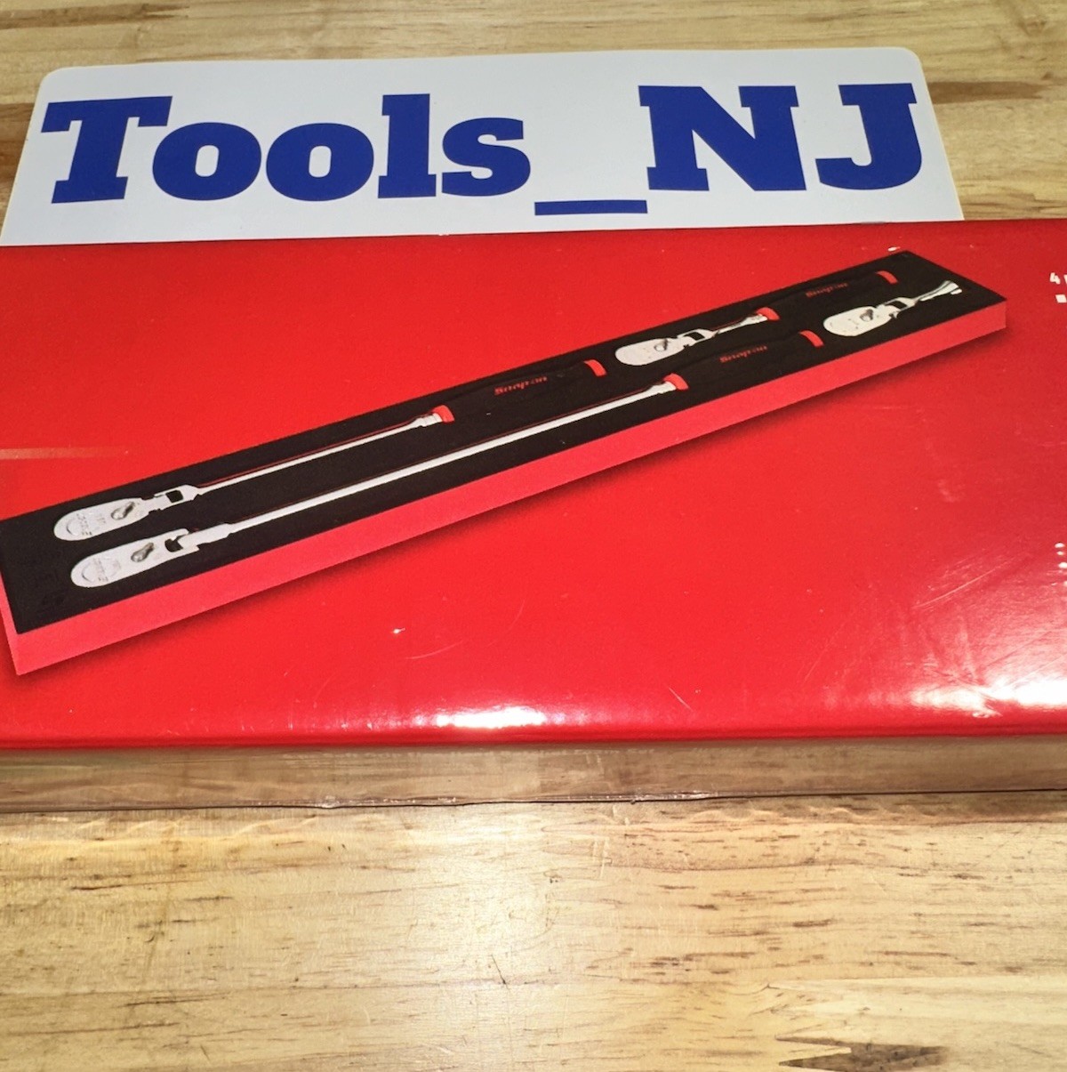 Snap On 4 pc 3/8″ Drive Dual 80 Soft Grip Flex-Head Ratchet Set 204RT04FR (RED)