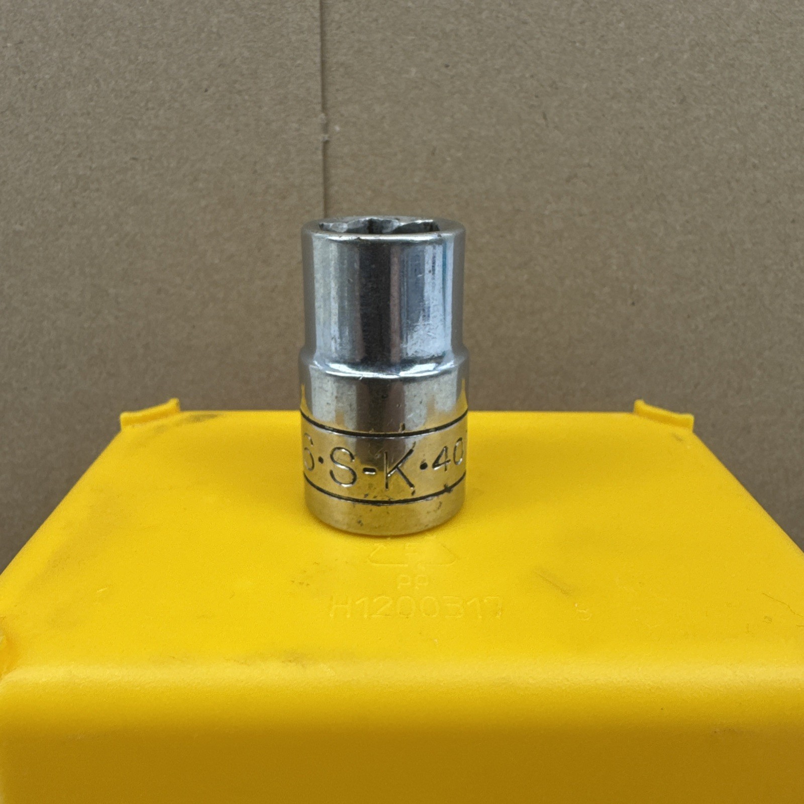 S-K 40118 9/16 6pt Socket 1/2″ Drive Made in USA