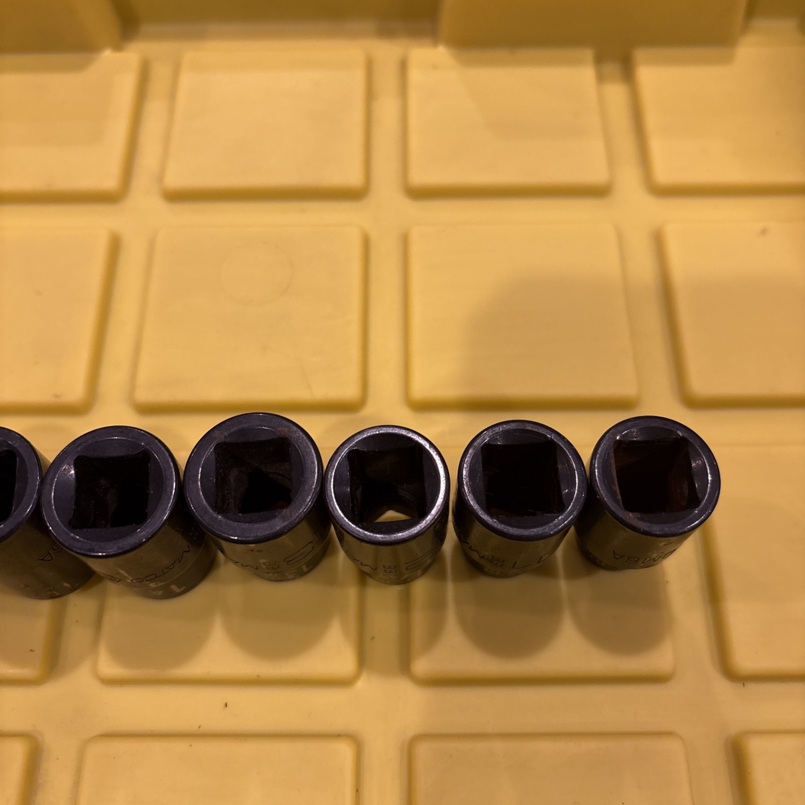 Matco SCPM106TA 1/2″ Drive 10pc Metric 6pt Impact Socket Set
