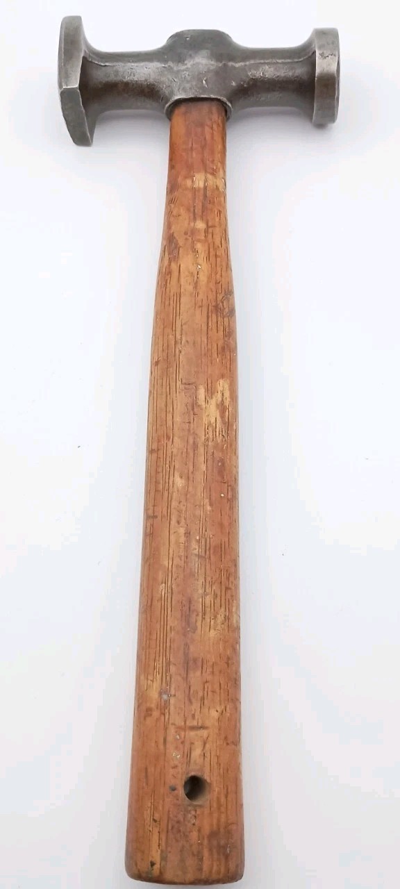 Vintage Auto Body Hammer 12 Ounces Round and Square End