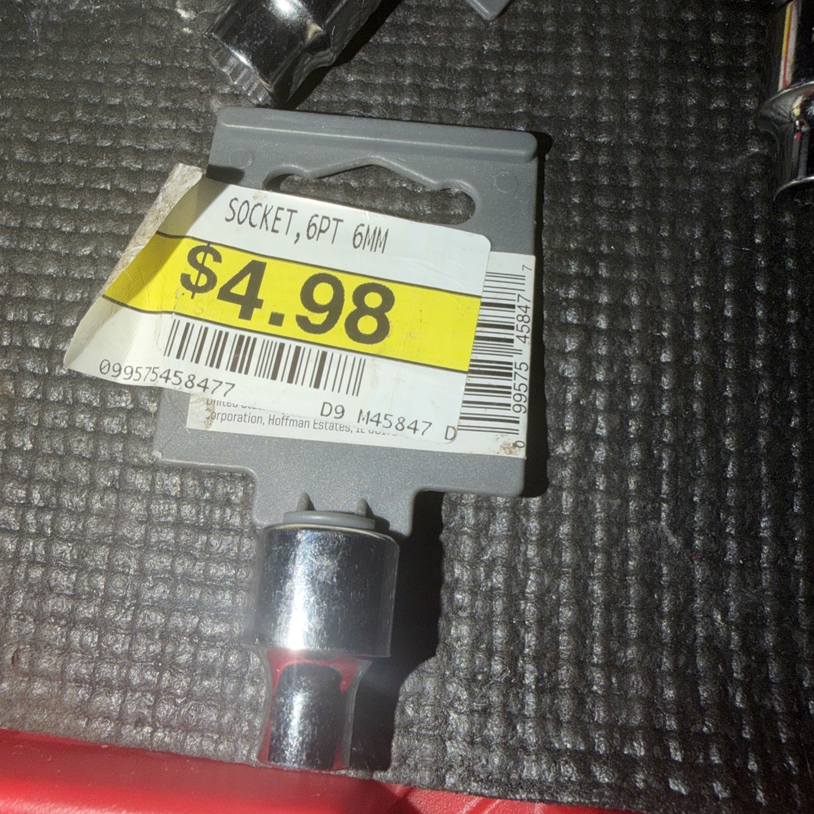 $14 Socket Sears Craftsman Nos 45847 6mm Easy Read Socket 6 Point Shallow