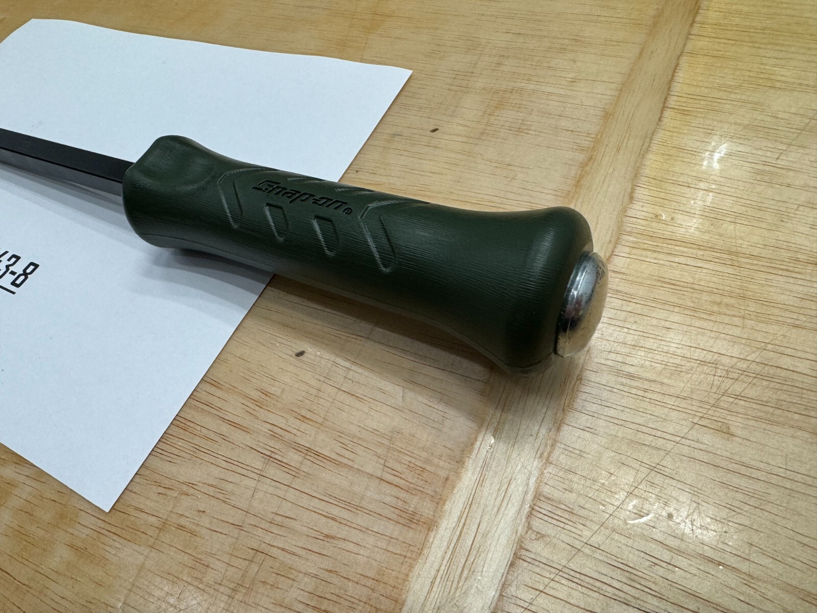 Snap-on Tools USA NEW COMBAT GREEN 18″ Length Steel Striking Pry Bar SPBS18ACG