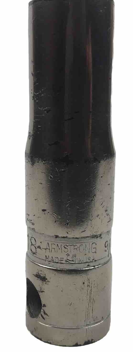 Armstrong tools socket deep 9/16” SD-1218 12 Point 1/2″ Drive Made in America
