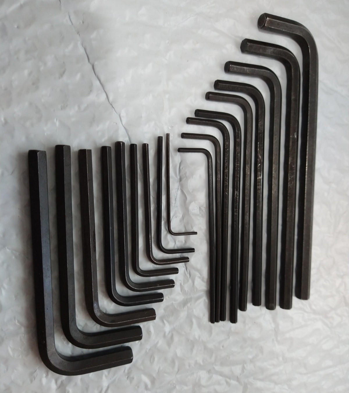 CRAFTSMAN TOOLS USA 9- 46696, 18 PC. ALLEN/HEX KEY SET.
