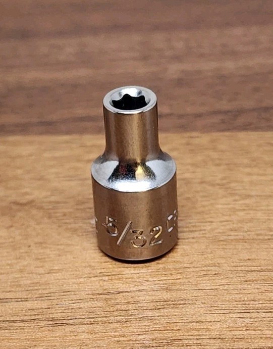 Craftsman 5/32″ Socket 6 Point 1/4″ Drive S-AD 43481