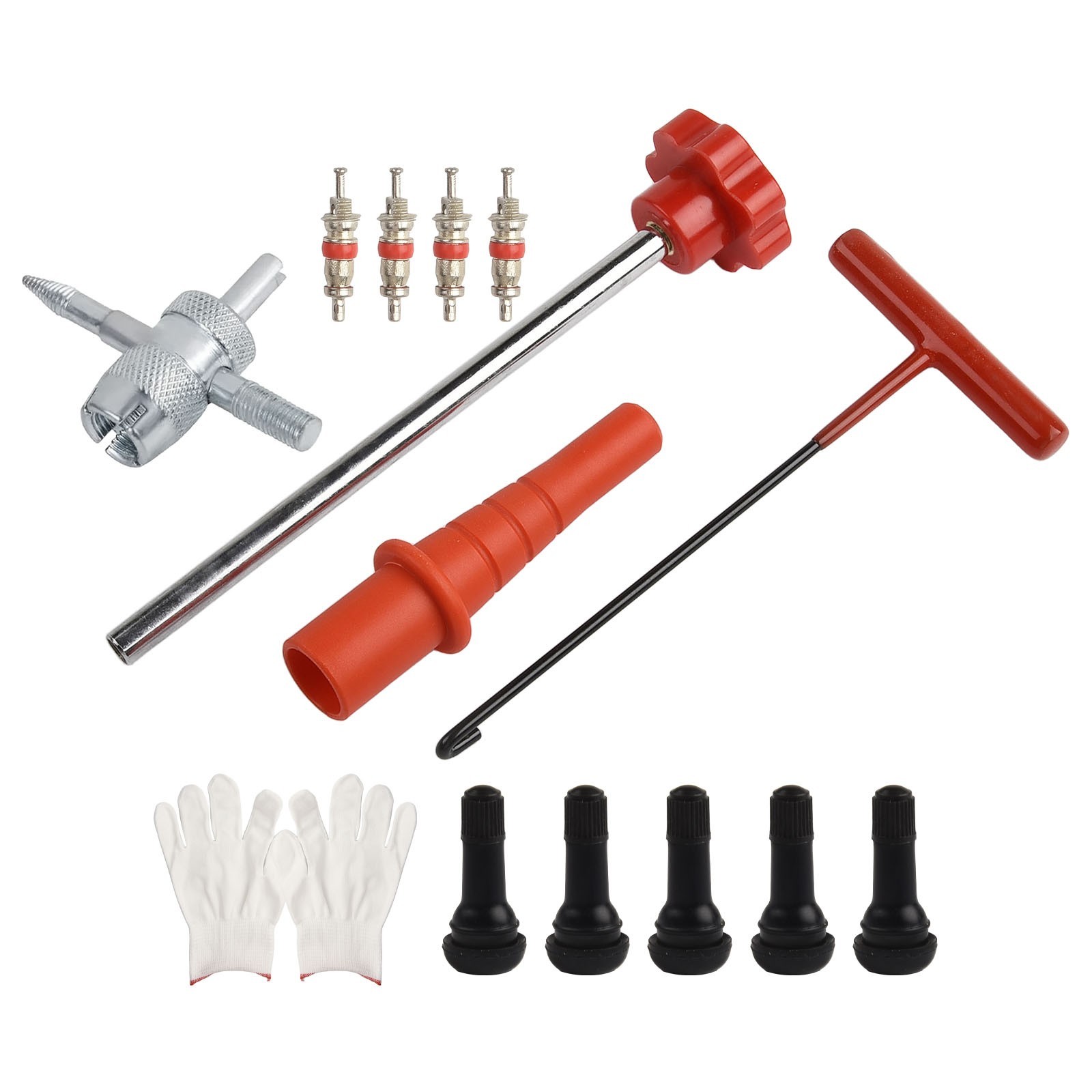Complete 13PCS Tire Valve Stem Core Replacement Tool for Efficient Repairs