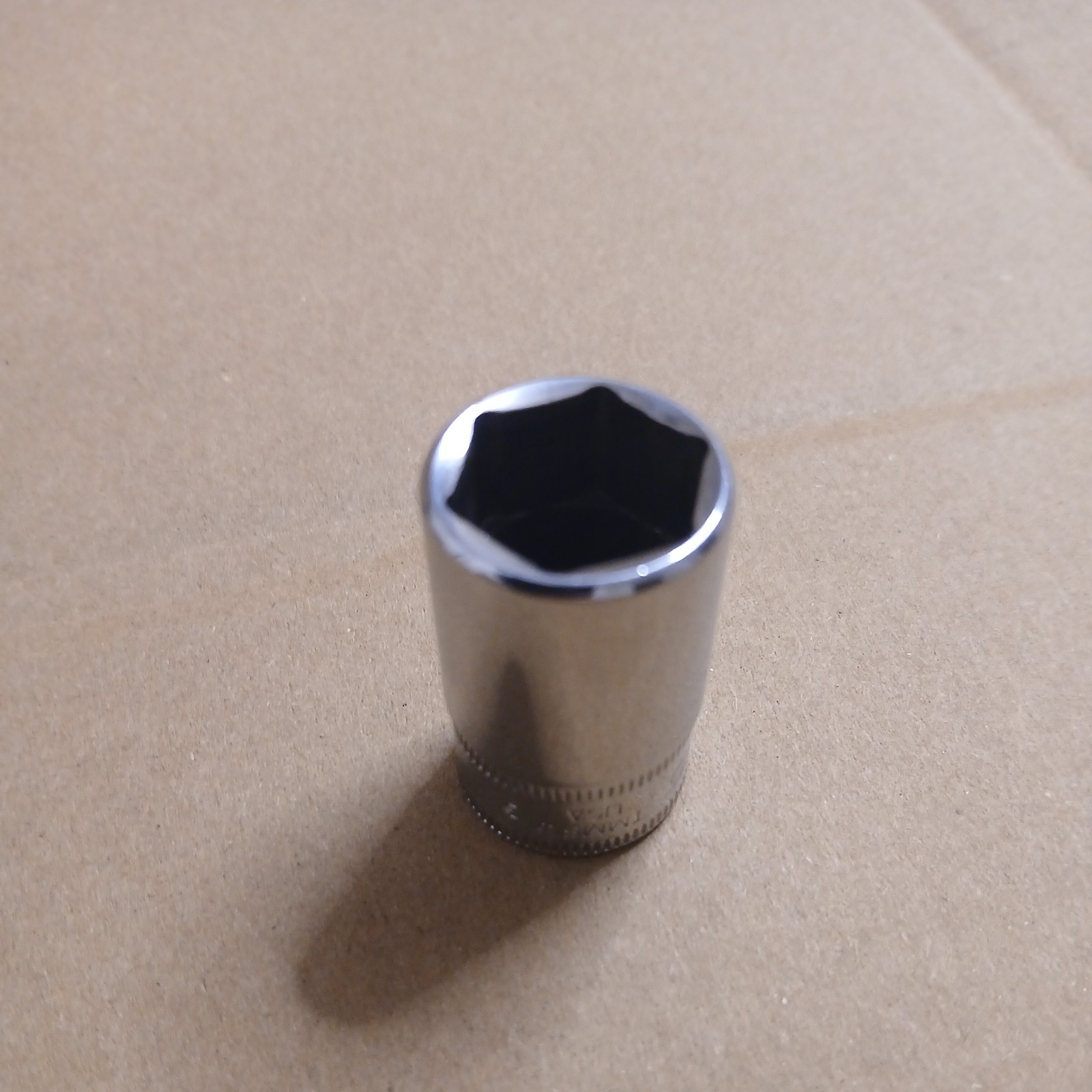 Snap On 1/4″ Drive 15MM 6PT Metric Semi Deep Chrome Socket USA TMMS15