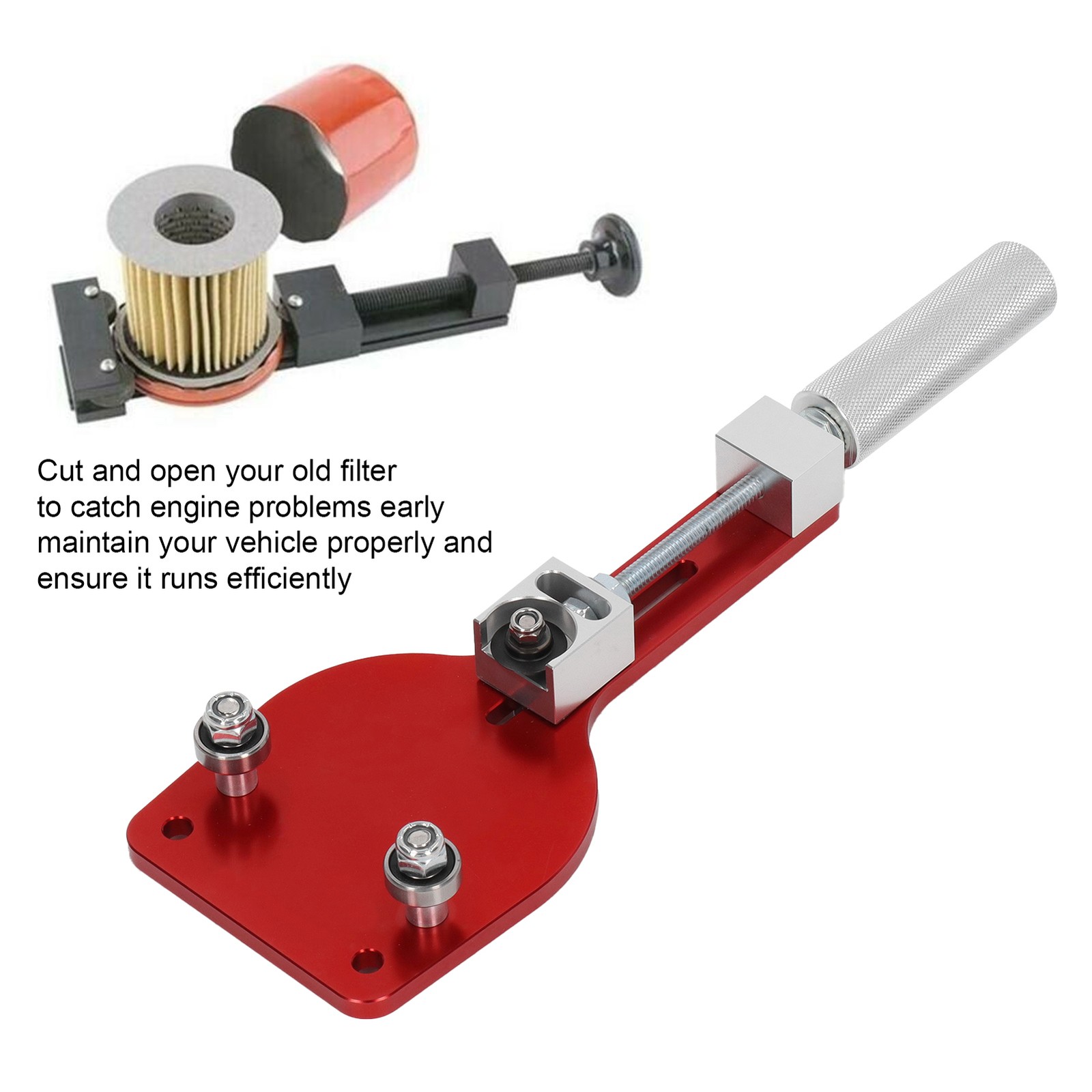 Zinc Alloy Oil Filter Cutter Durable Tool For Auto Repair 2-5in