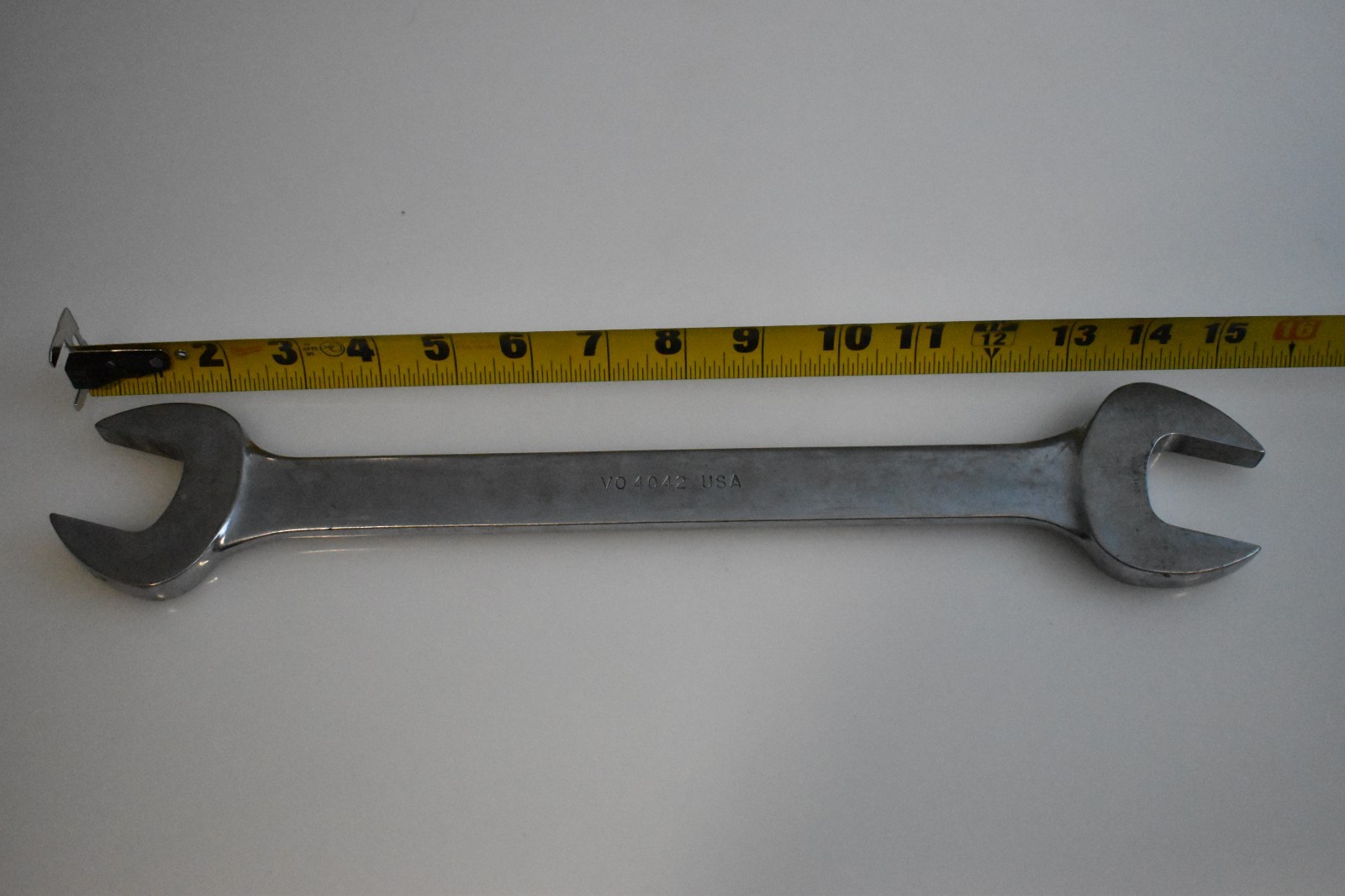 Snap On Tools VO4042 1-1/4″ x 1-5/16″ SAE Open End Wrench Chrome USA