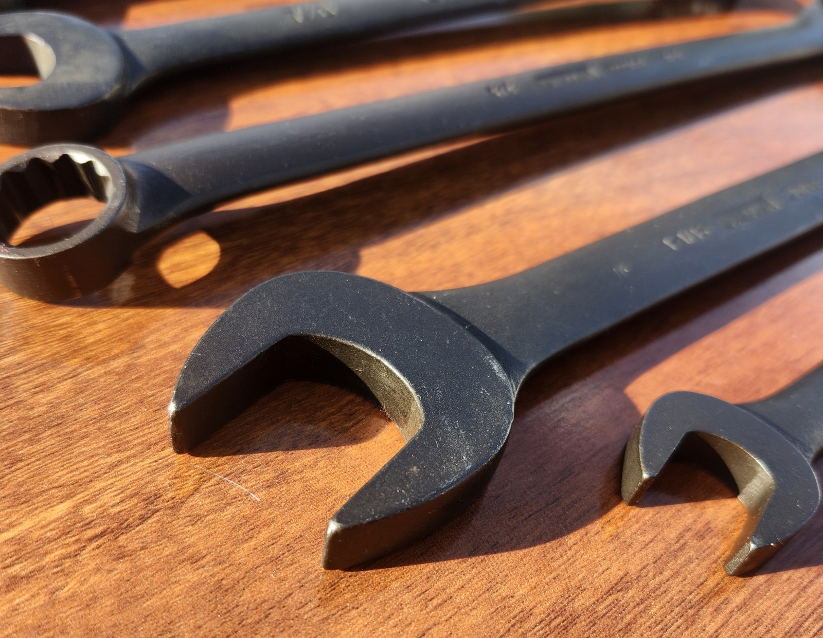 Allen Tools USA 11pc SAE Combination/Open Wrench 7/16 -1-1/8 Industrial Finish