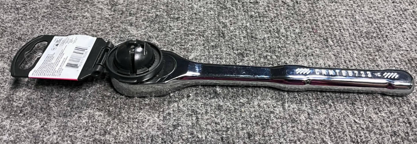 Craftsman CMMT86723 1/2″ Dr Low Profile 72 Tooth Full Polish Ratchet New