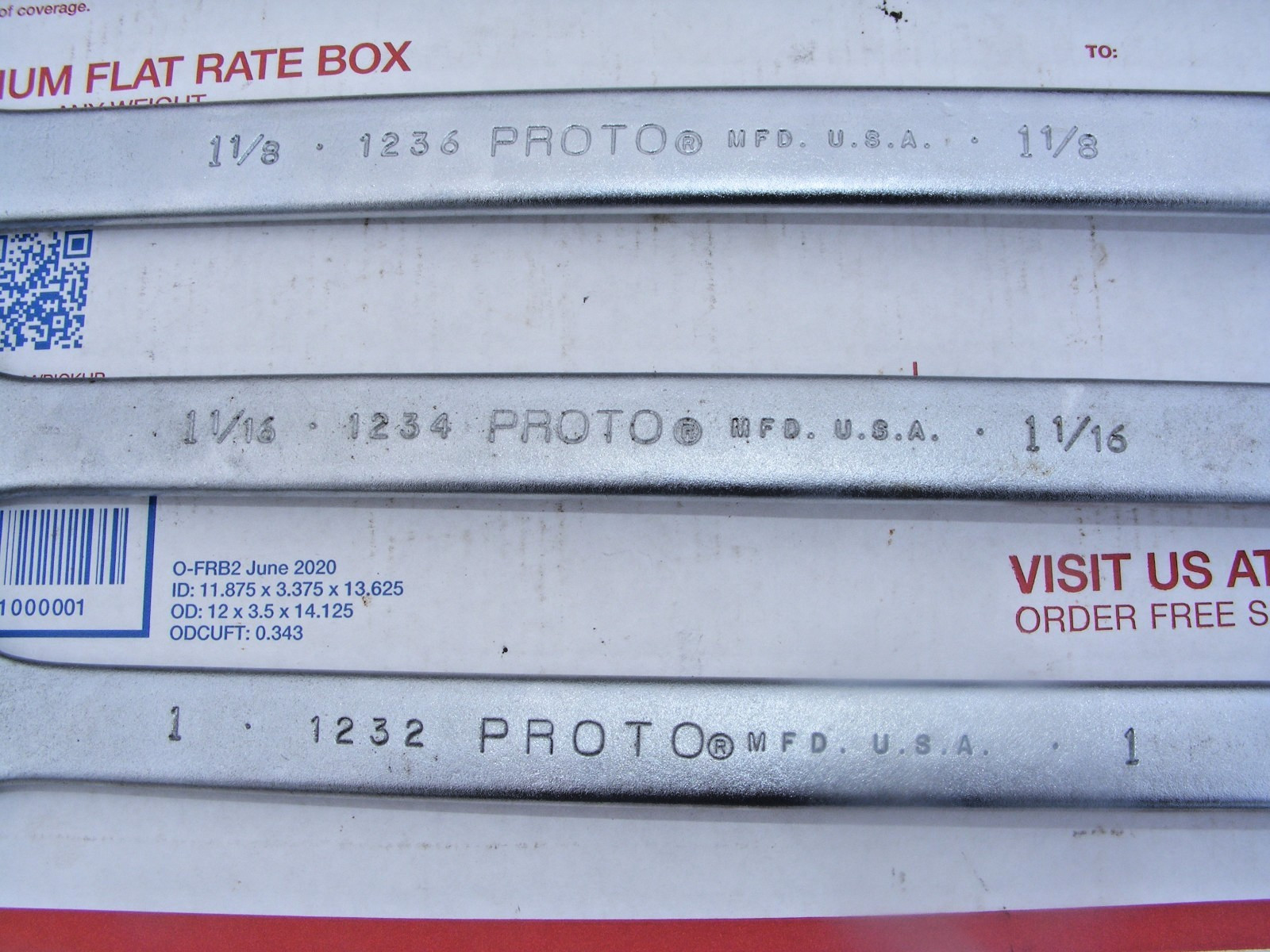 PROTO USA COMBINATION WRENCH SET