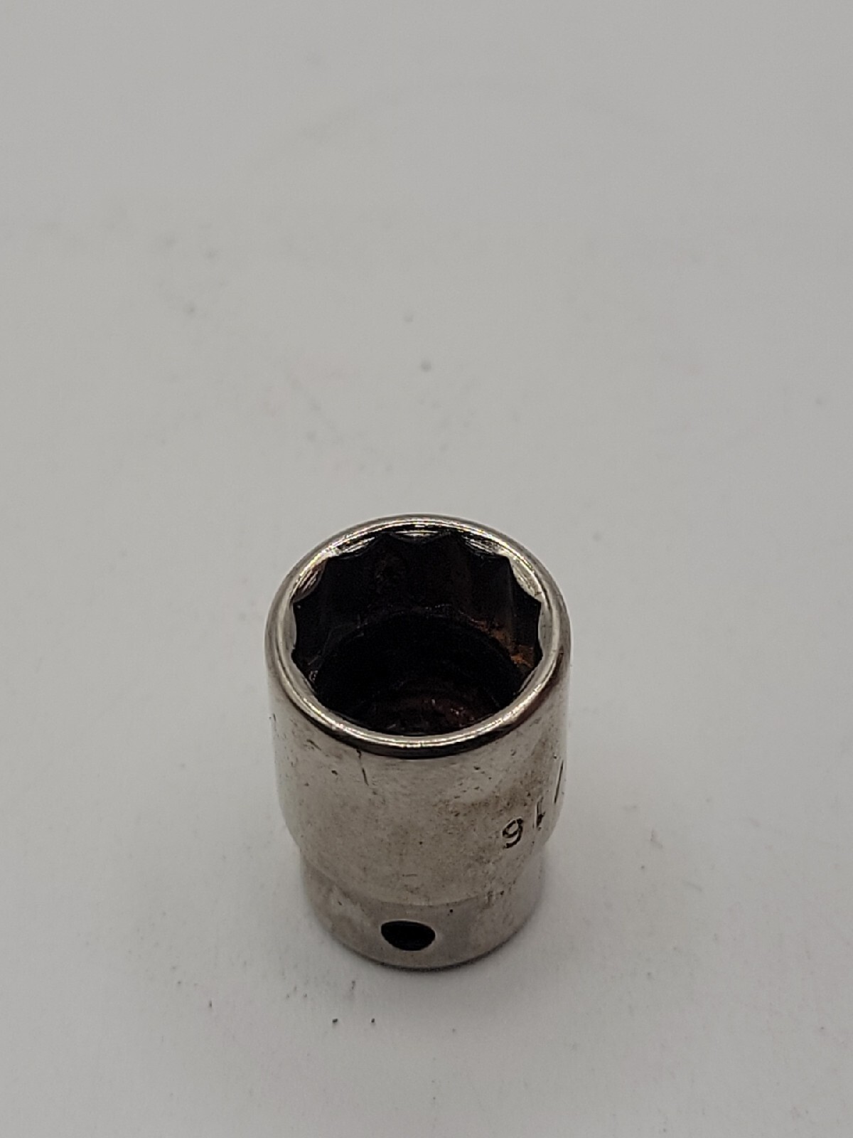Cornwell Tools 1919 – 7/16″ SAE Shallow Socket 1/4″ Drive 12 Point USA Chrome