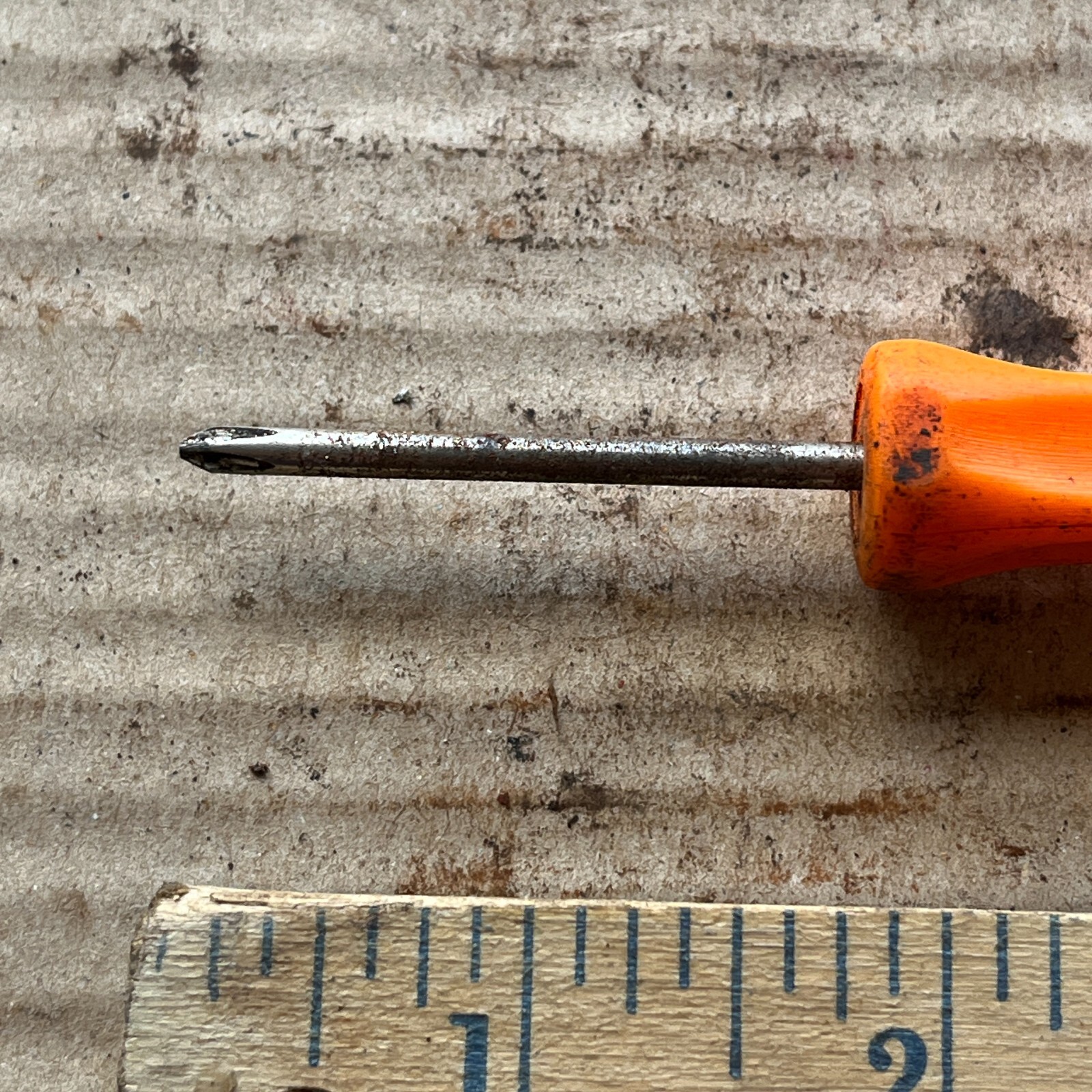Snap On SPP266B Phillips Screwdriver ORANGE Hard Handle USA 4.5″ – a