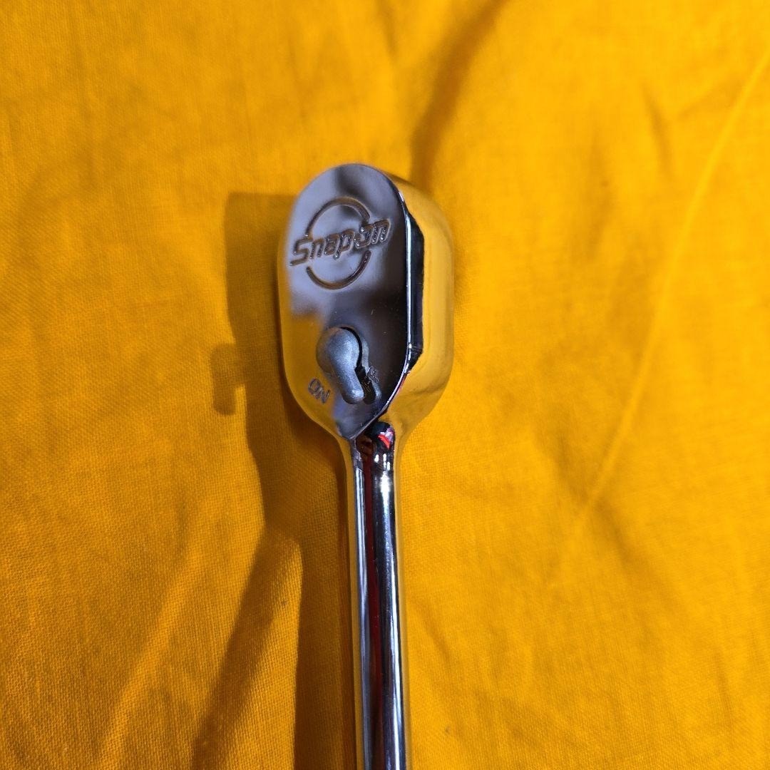 Snap-on TL72 1/4″ Drive Chrome Long Handle Ratchet sold as is