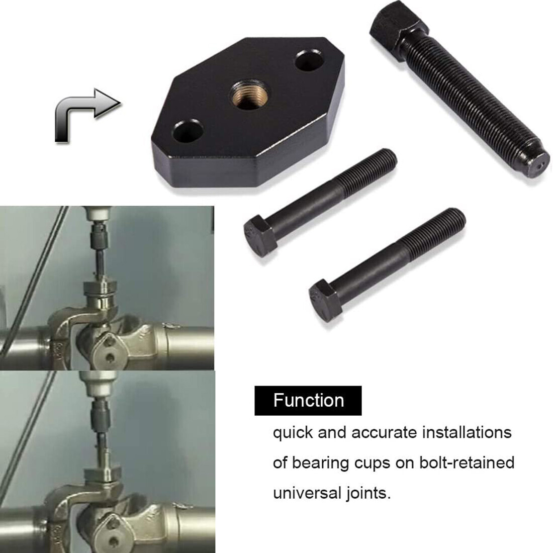 Class 6-8 Heavy Duty 10102 Universal U Joint Puller & 5192 Bearing Cup Installer