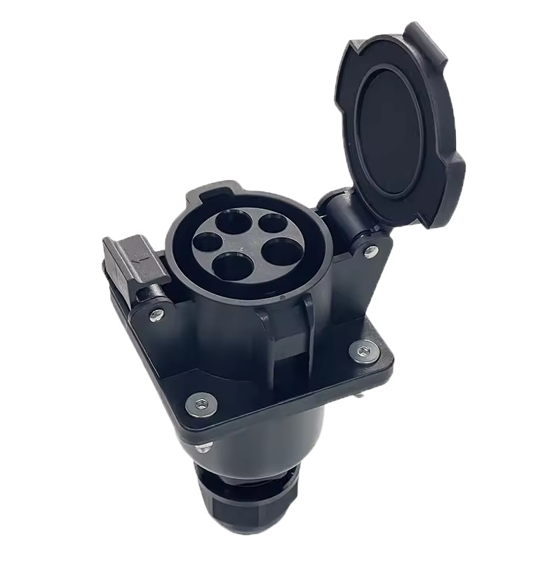 Level 1 and 2 SAE J1772 EV Socket-Inlet, Type 1 Receptacle, 32Amp, 110V-240V