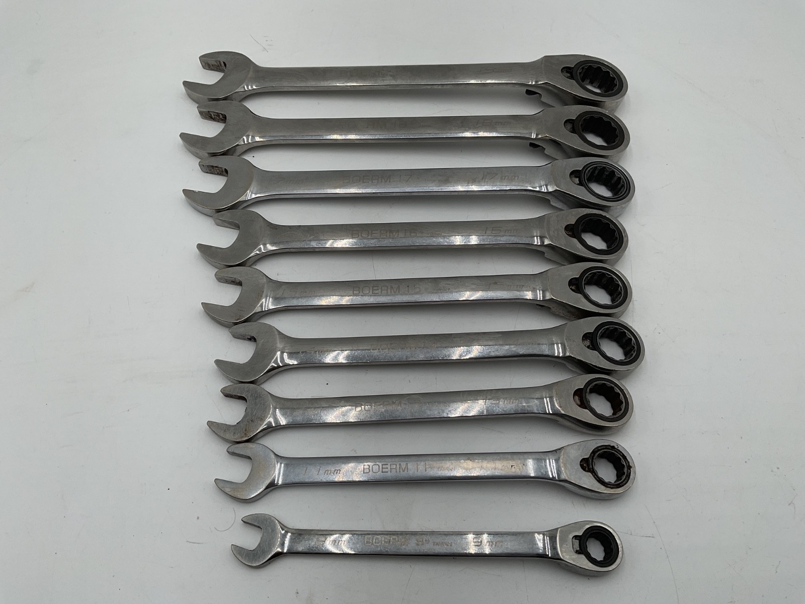 Blue-Point 9pc. Reversible Wrench Set 9, 11, 13-19MM Boerm. Snap-On