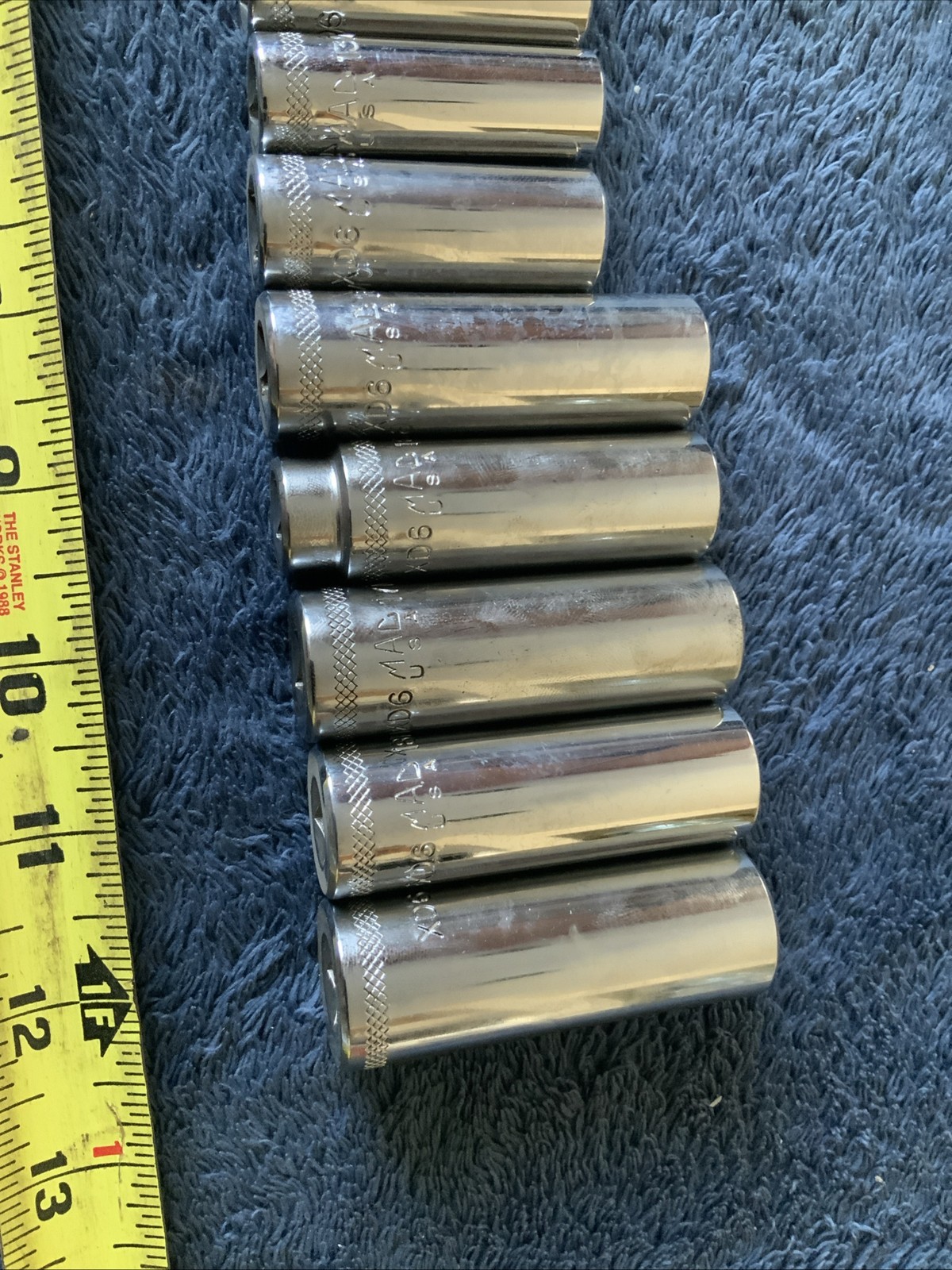 Mac Tools 3/8” Drive Deep Socket Set, 6-19mm….6pt….1 Is Different Style…..zzz