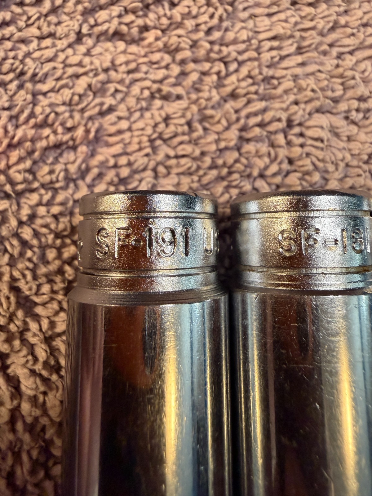 3 Snap-On Sockets 3/8″ Drive 12 Point SAE Deep 19/32 9/16 3/8 SF191 sf181 sf121