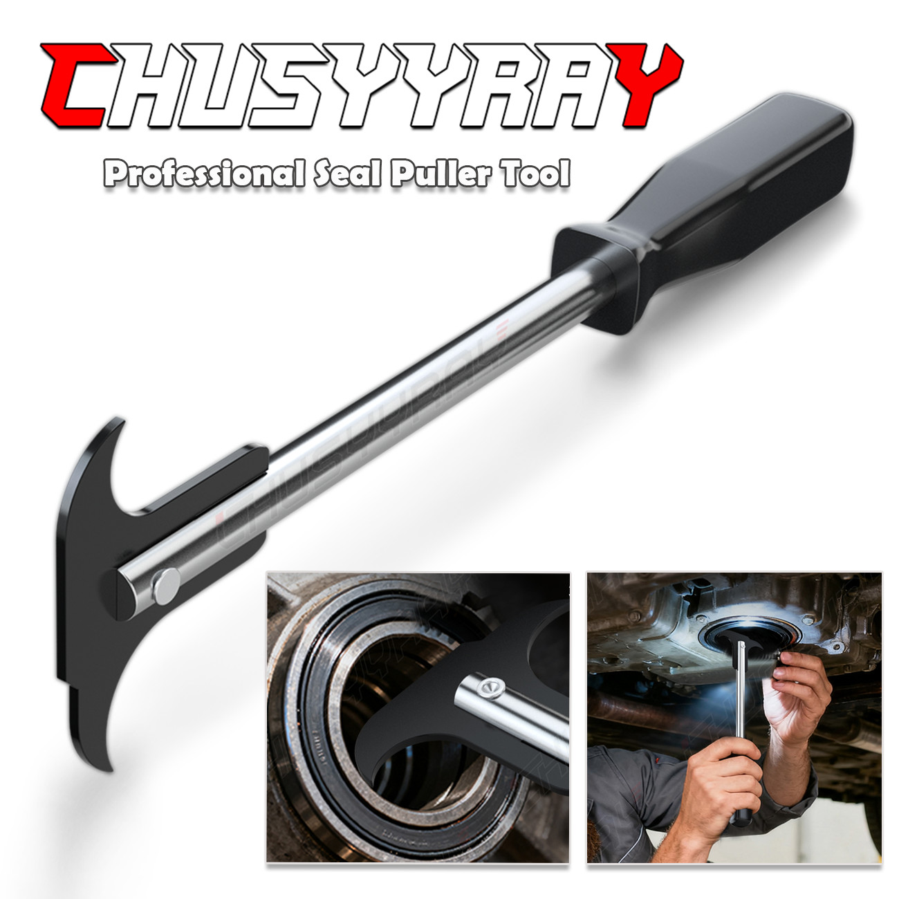 1X Professional Seal Puller Tool with Dual Hook Tips Remove oil and Grease Seals