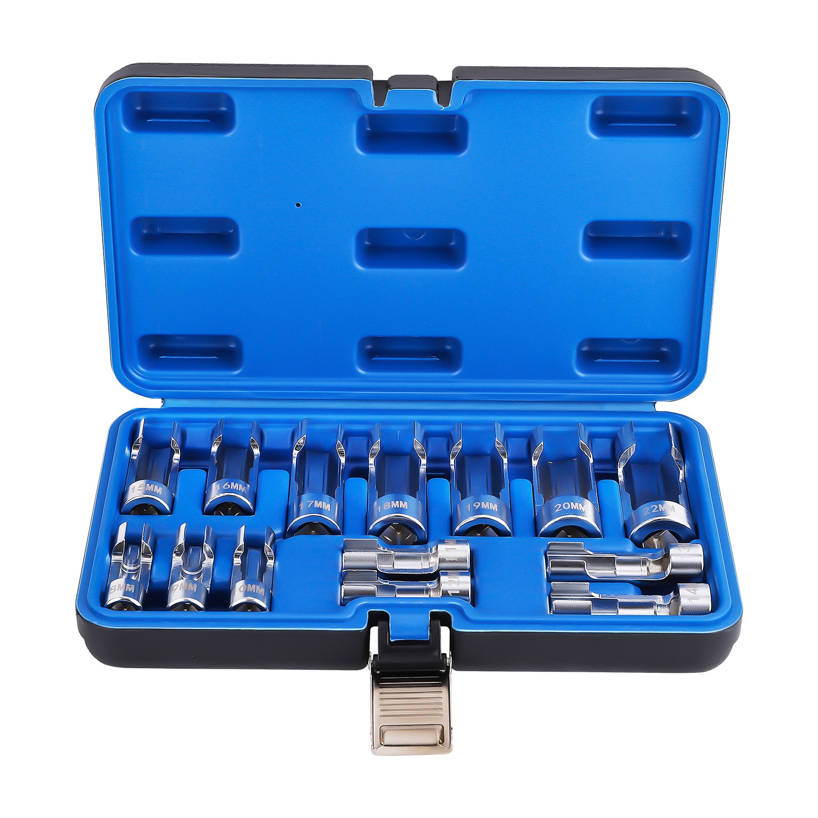 8-22mm 3/8in 1/2in Diesel Injector Fuel Line Socket Wrench Set Nut Socket