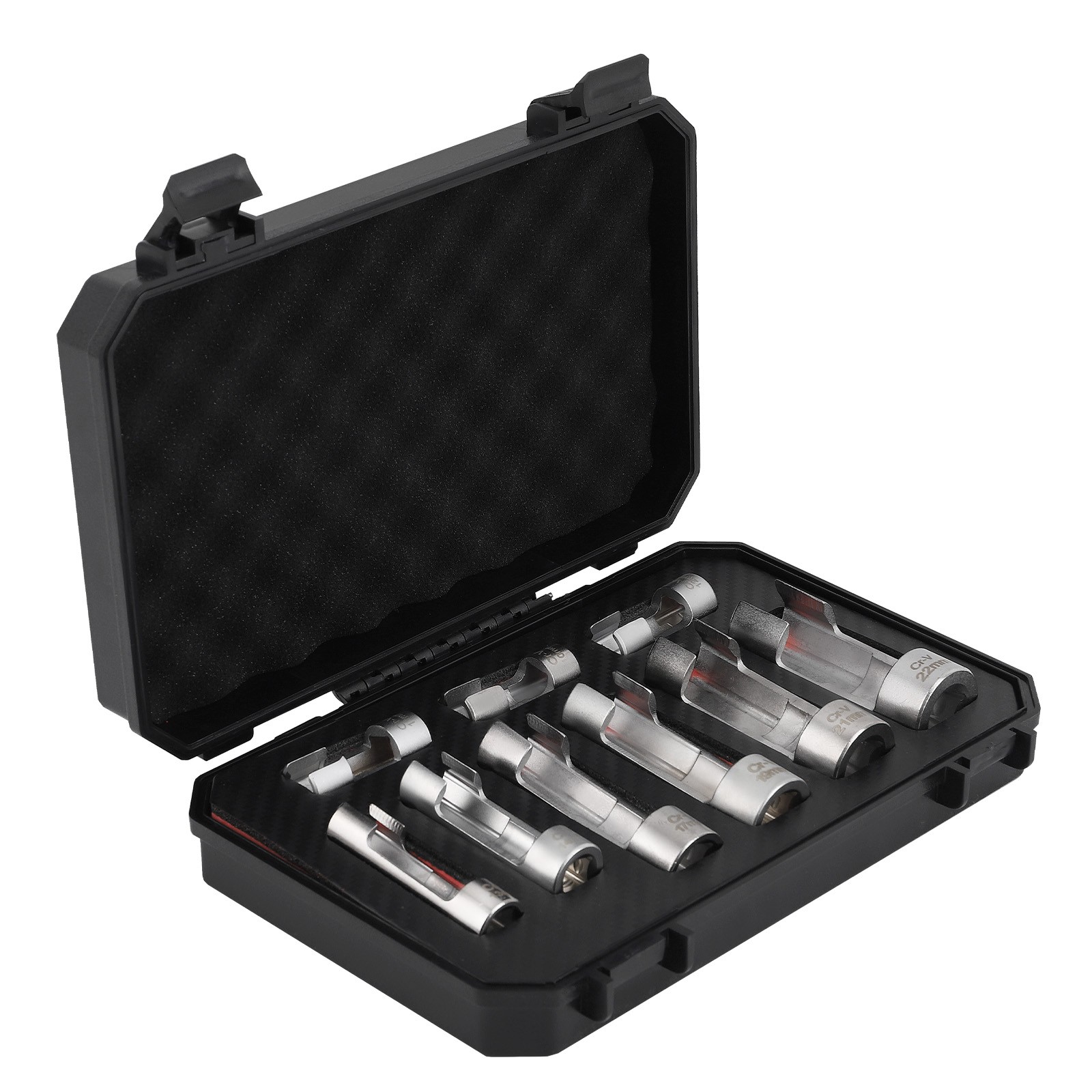 Diesel Injector Fuel Line Socket Wrench Set 17mm 19mm 21mm 22mm 3/8″ sockets
