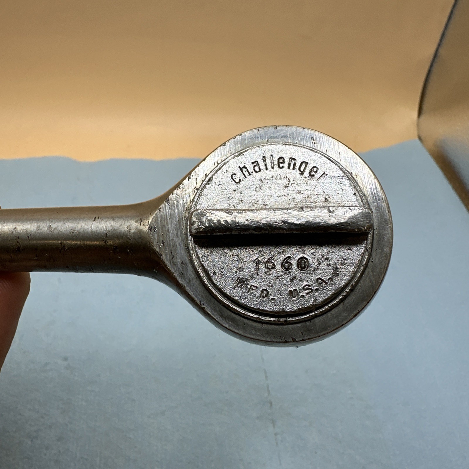 Vintage Proto Challenger 1/2″ Drive Round Head Ratchet Model 1660 USA Made