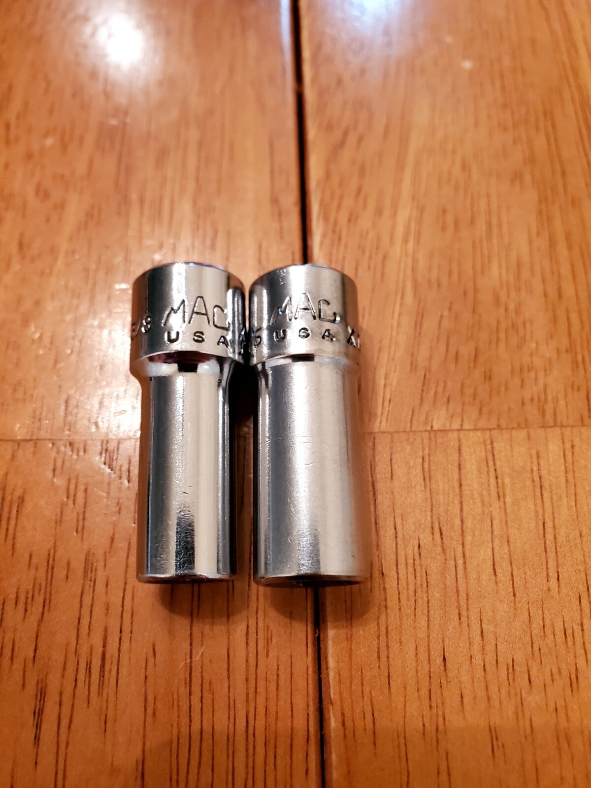 Mac Tools 3/8 Drive 3/8 12PT 7/16 6PT Deep Sockets Lot Of 2