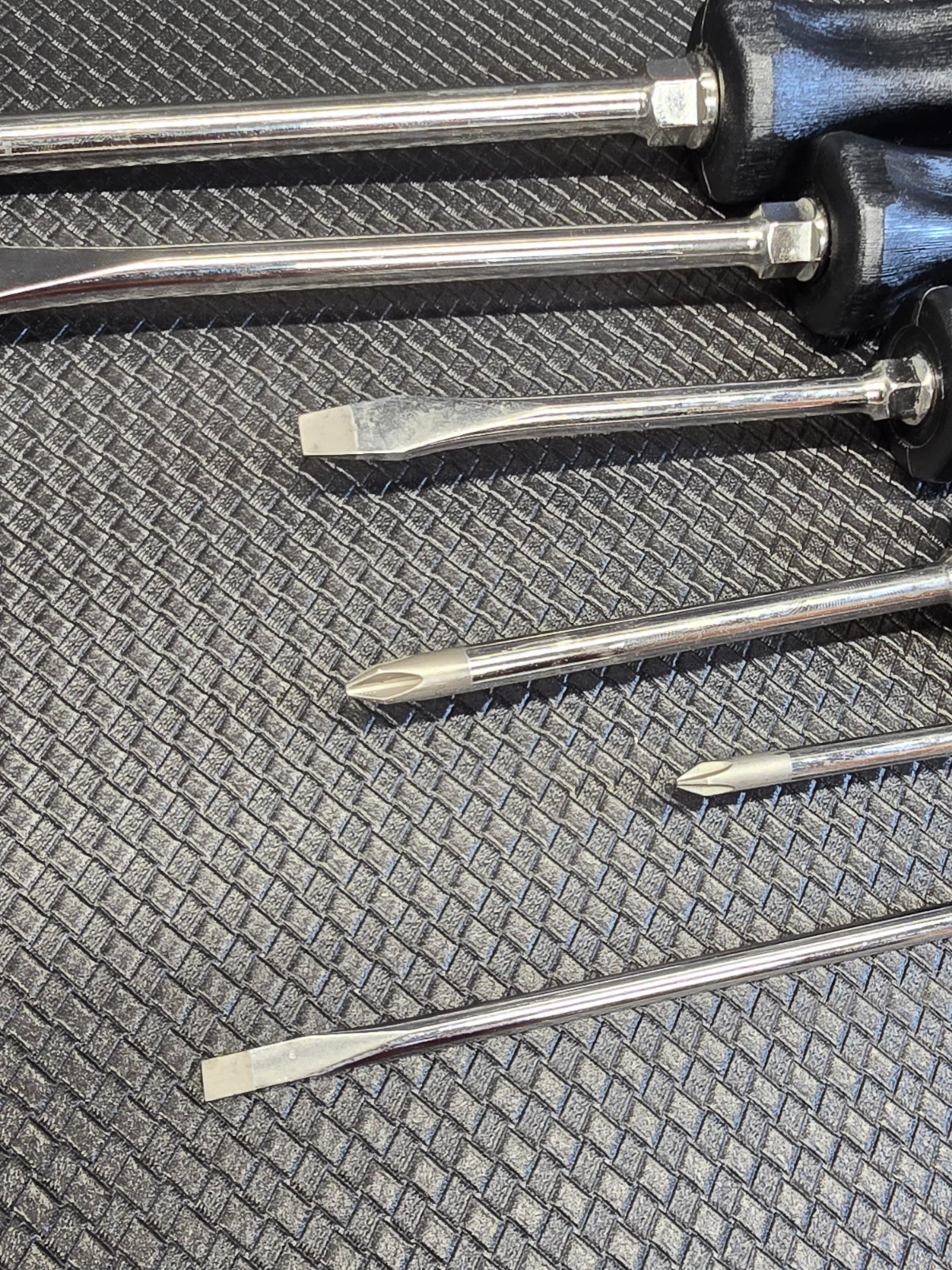 Caterpillar Cat Tools USA By Snap on 6pc Screwdriver Set Phillips Flat