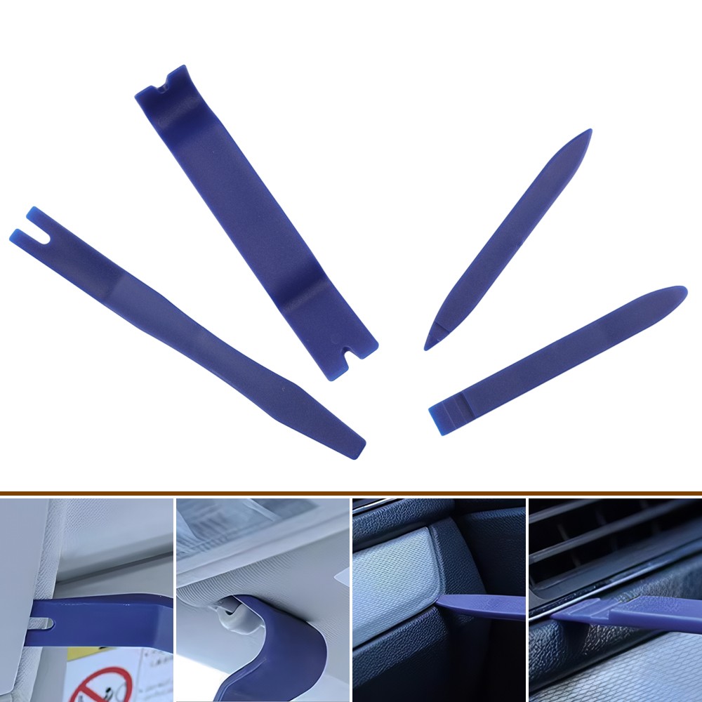 5Pcs Car Trim Removal Plier Tool Set Door Panel Fastener Dashboard Plastic Kit