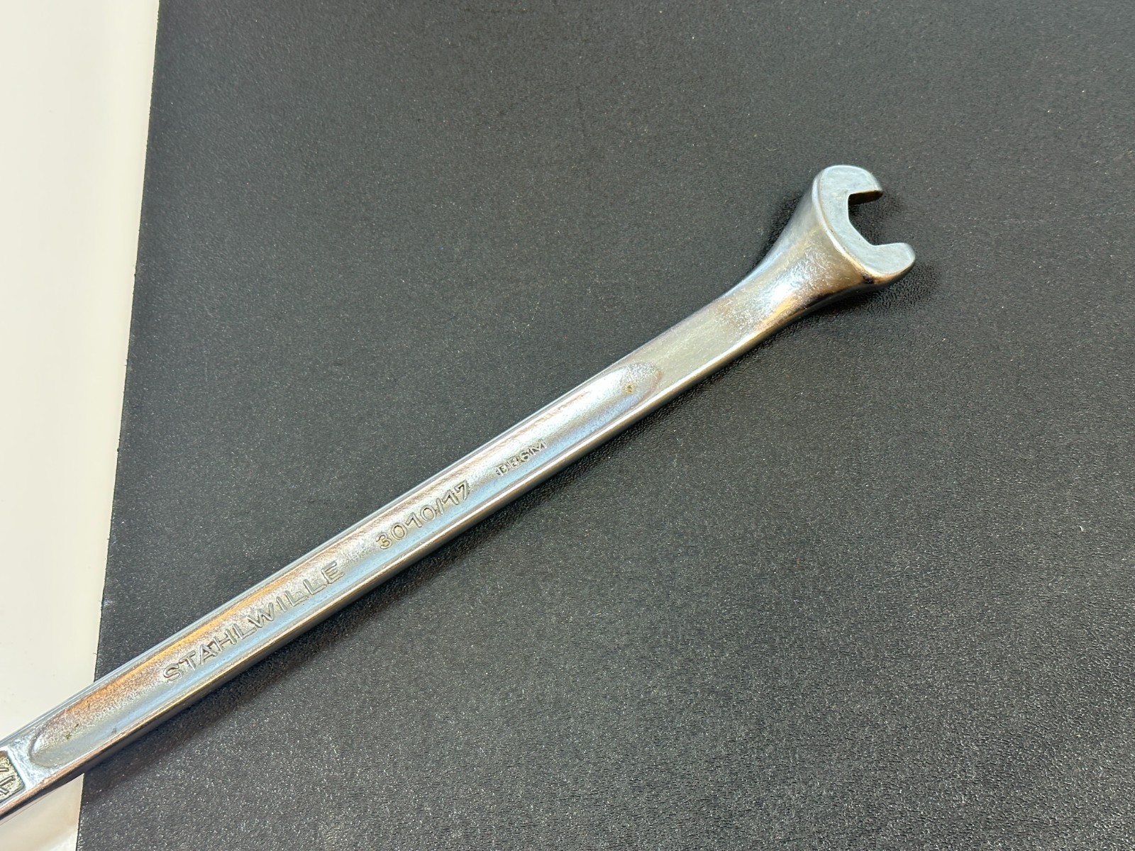 Mercedes Benz 110 589 01 01 00 Valve Adj Wrench 17mm Open End Stahlwille 3010/17