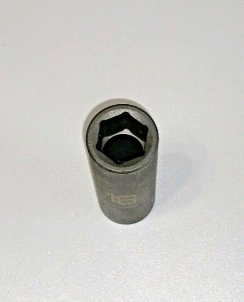 MATCO TOOLS «ADV» BDP16M6V, 3/8″ DR. 16MM. IMPACT SOCKET, 2.4″ DEEP, 6 PT. *DNR*