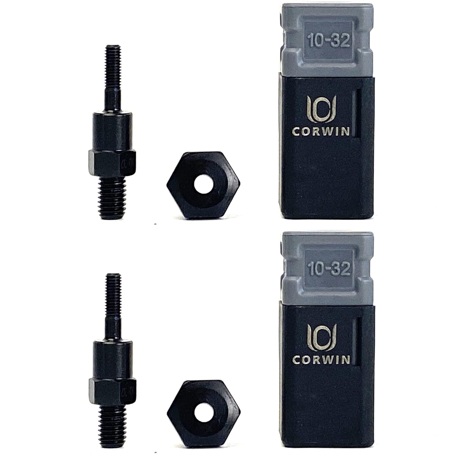 Rivet nut Gun Mandrel and Nose Pieces Accessary (10-32 2 Pack) 10-32 2 pack