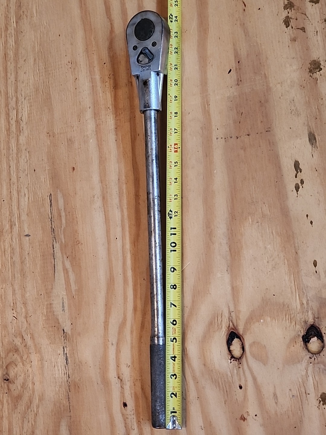 2 Pieces Snap-on Ratchet W/ 20″ Handle & Breaker Bar Head L72T L-72-RJ