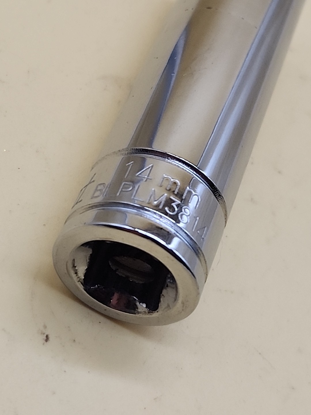 Blue Point 14mm 12 point 3/8″ drive deep tube socket BLPLM3814 USA