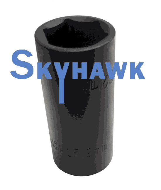 1/2″ DR. 19MM x 21MM flip IMPACT SOCKET 6 POINT SKT chrome vanadium