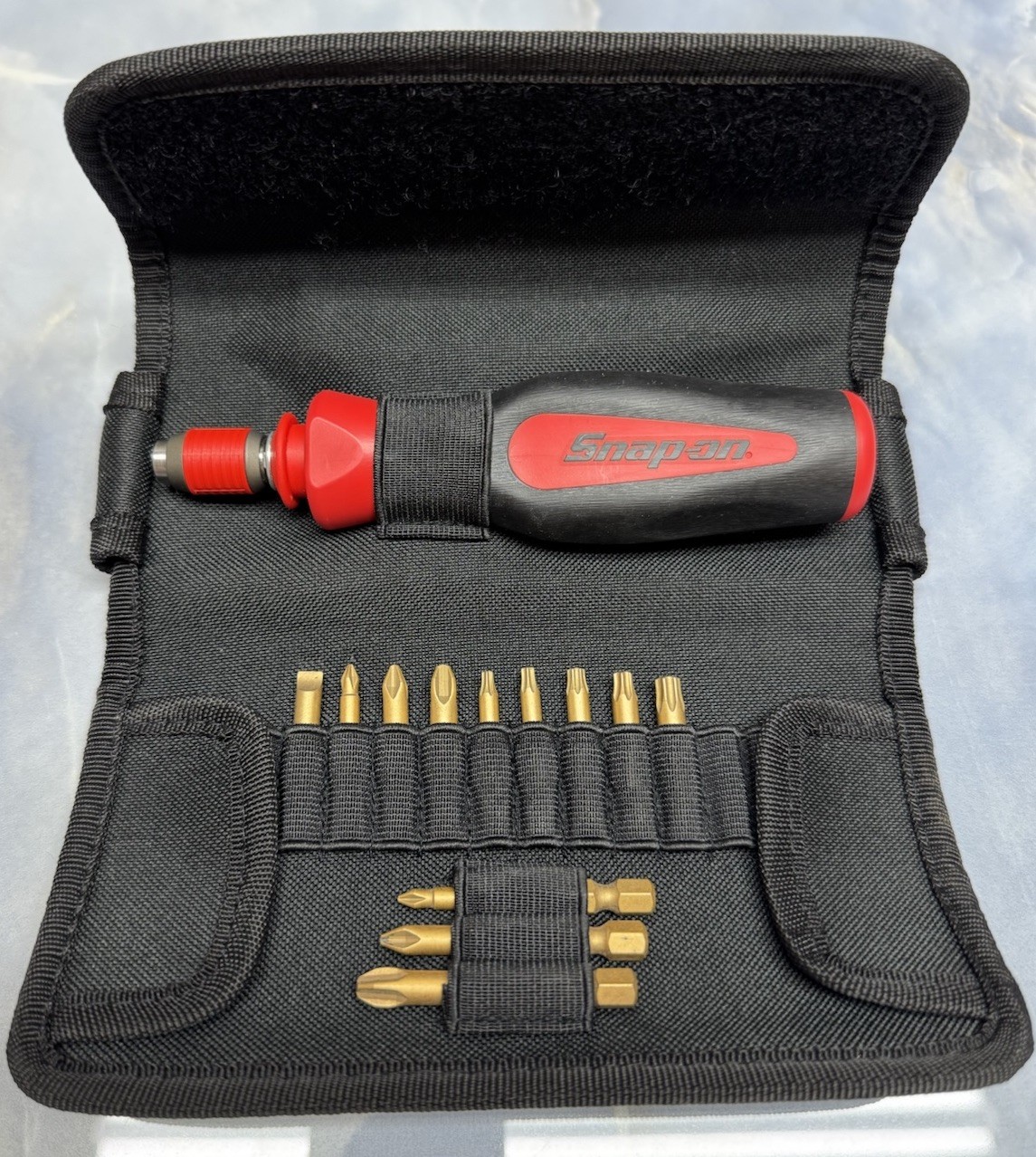 Snap-On Tools USA SGDQ6 Pop-Up Shank Spring Loaded Magnetic Screwdriver, Bit Set
