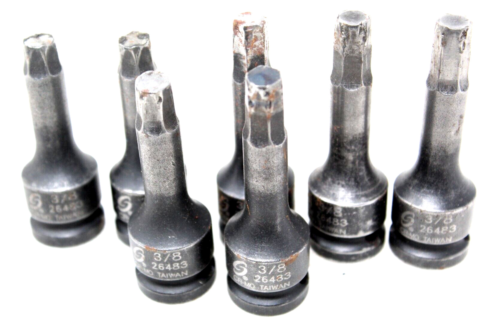 Vintage Grey Pneumatic 26483 1/2″ Drive SAE Hex Driver Impact Socket 3/8″