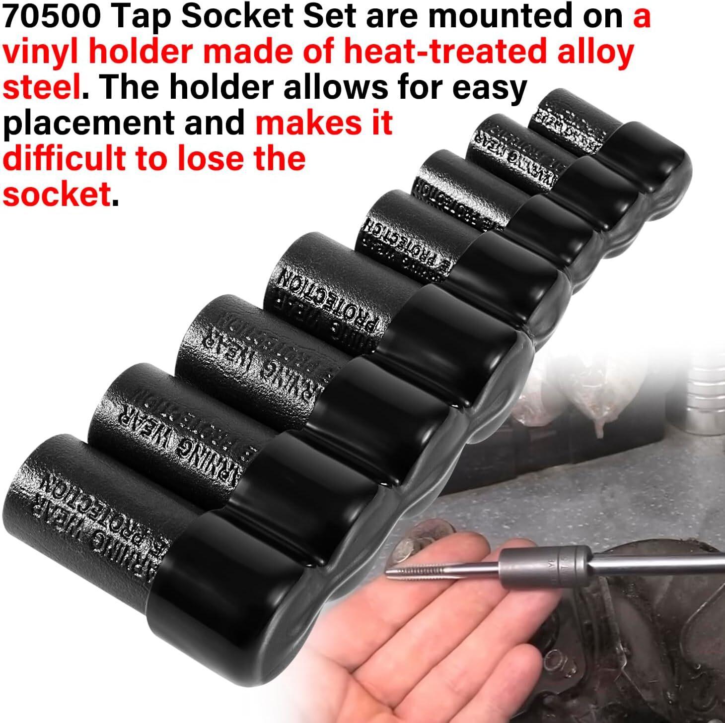 70500 Tap Socket For 1/4″ 3/8″ Drive Fit All MCTI Taps Thru 1/2” & 1/8″ NPT Taps
