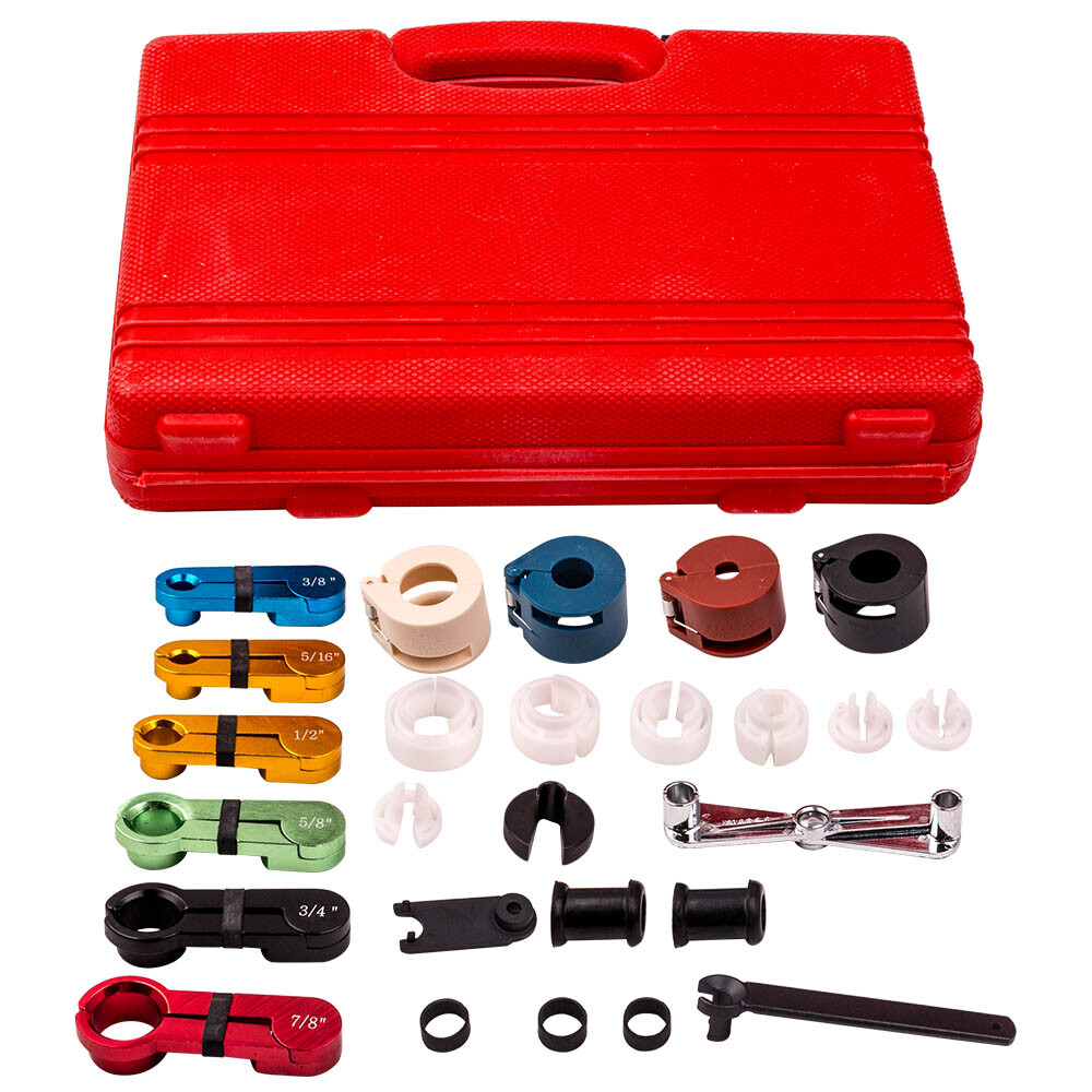 22PCS A/C Fuel Transmission Oil Cooler Line Disconnect Tool Kit For Ford New