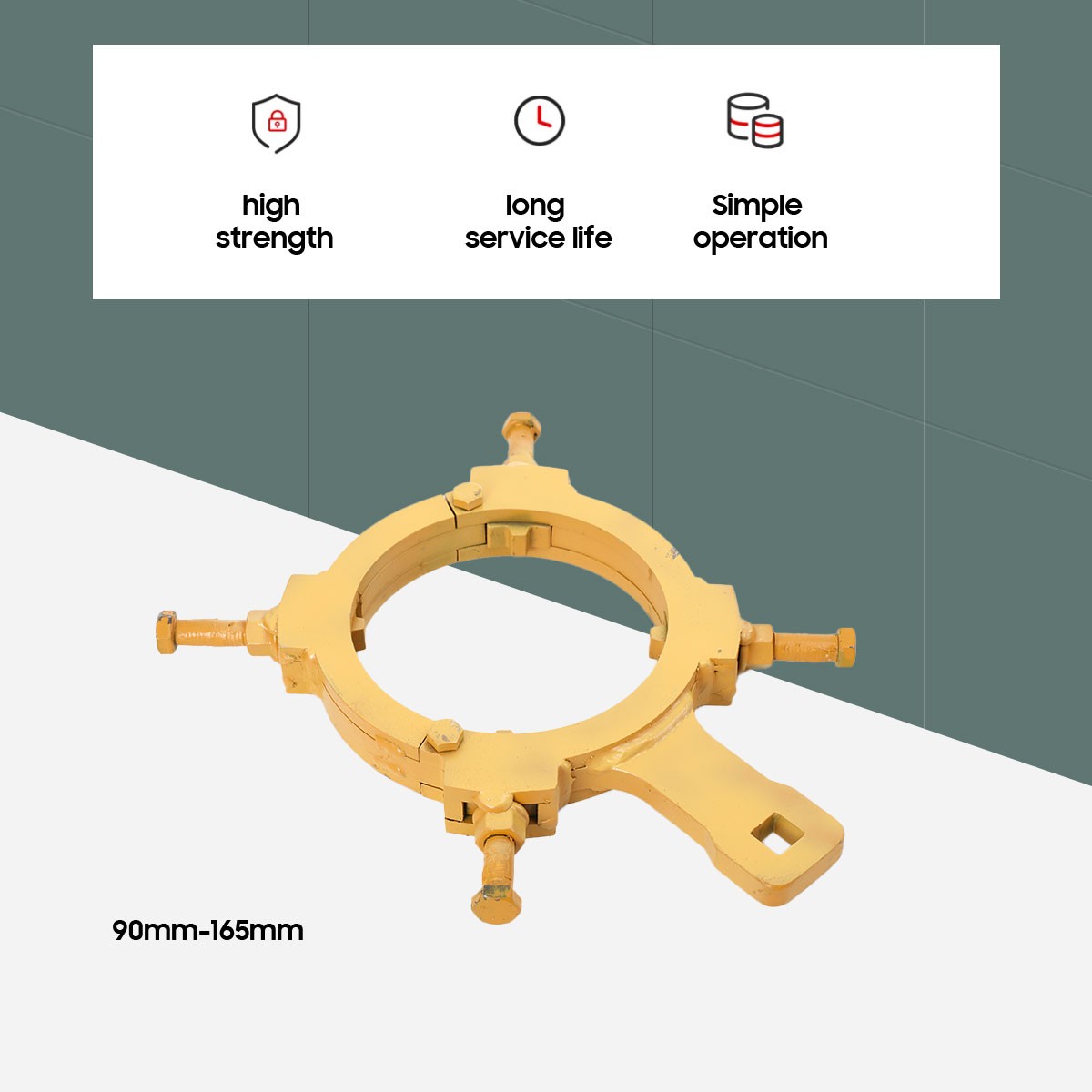 Special Change Cylinder Head Wrench 4 Bolts Spanner Wrench Inner ∅ 90-165mm Tool