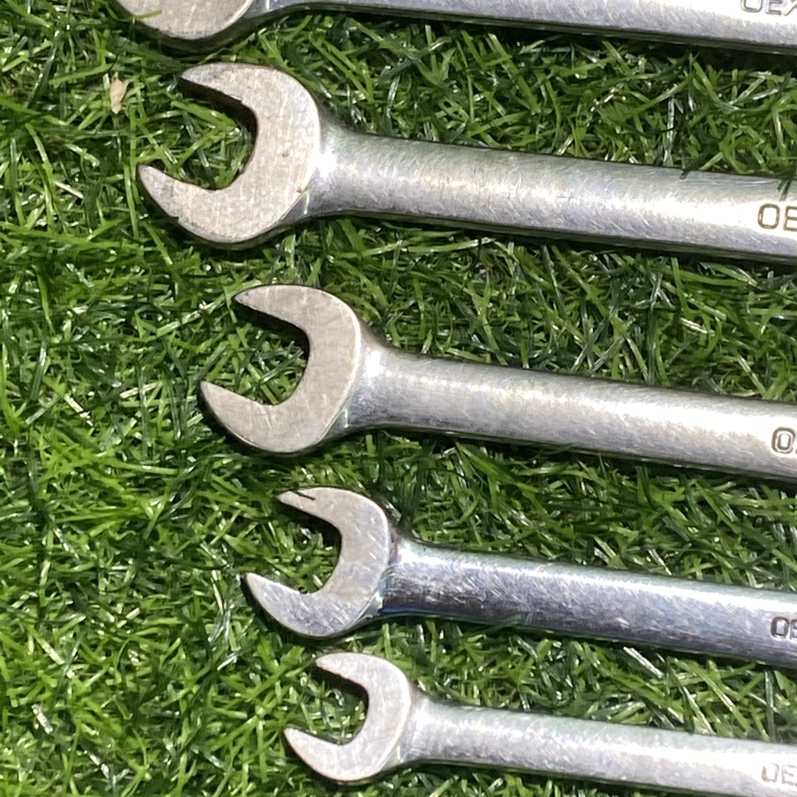 Vintage Snap-On USA 10pc SAE OEX12A – OEX32A Comb. Wrench Set Missing 24A