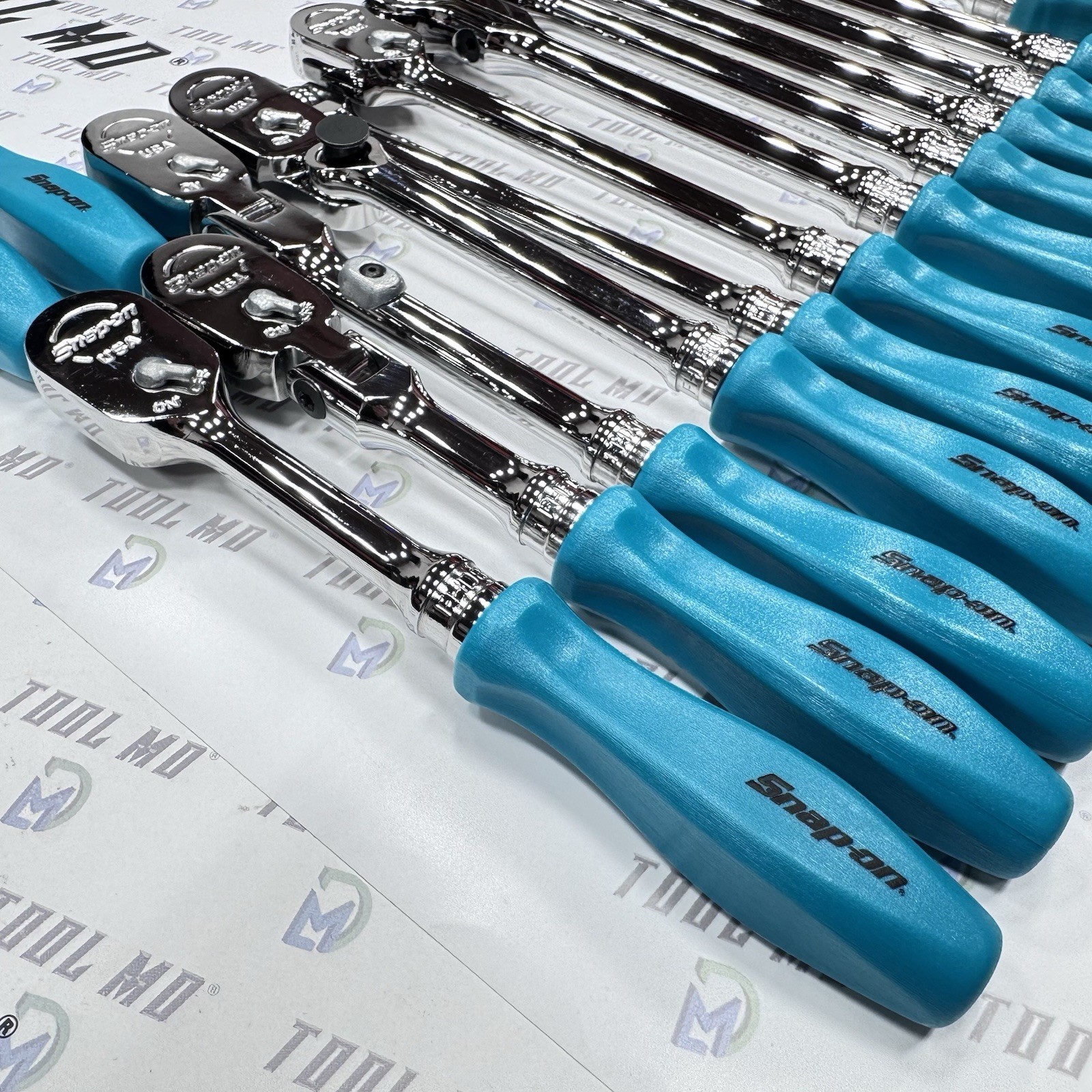 Snap-on Tools RARE TEAL 43pc «HOLY GRAIL» 1/2″ 3/8″ 1/4″ Drive Ratchet Set