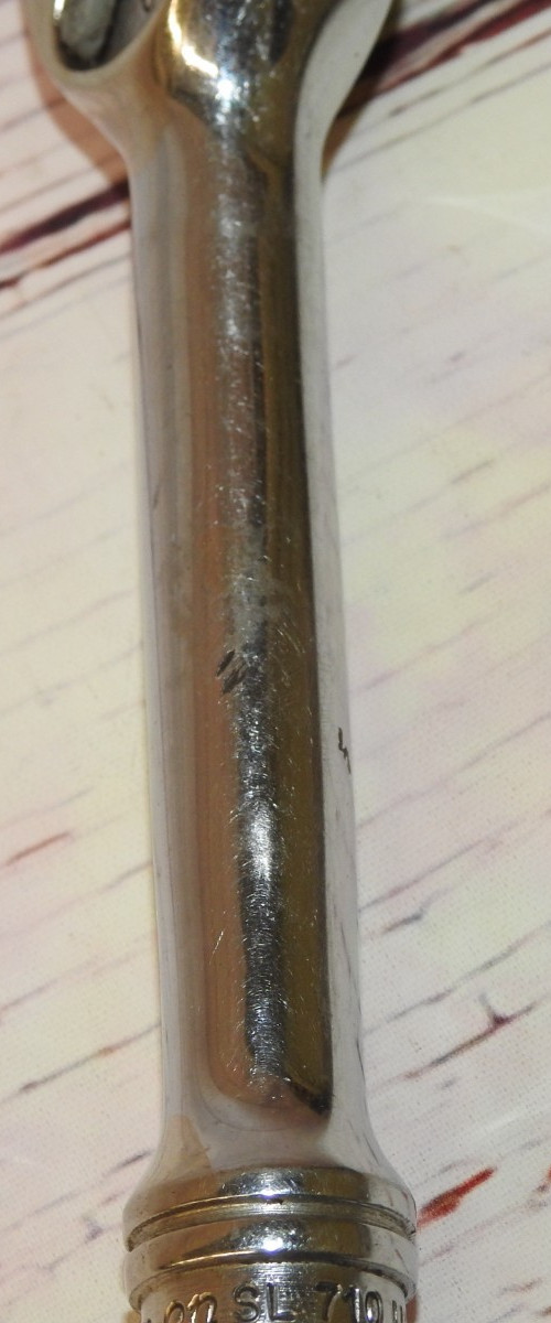 Vintage Underline Logo Snap-On SL710 1/2″ Drive Ratchet USA